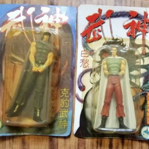全新  武神 漫畫公仔 2隻