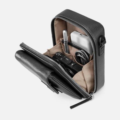 真皮 男士斜孭袋