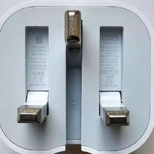 原裝Apple 20W USB-C Power Adapter & USB-C to Lightning Cable