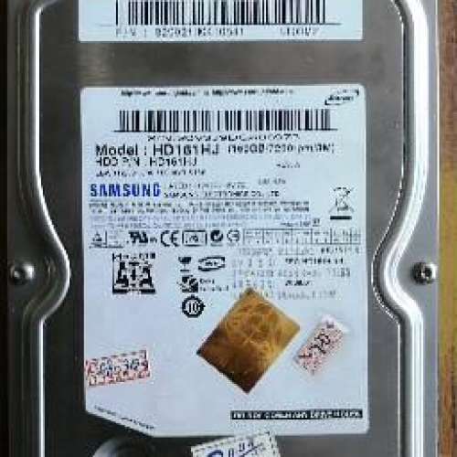 Samsung 160g 3.5寸HDD