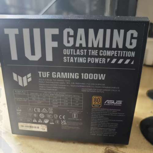 SUS 1000W 80 Plus Gold Fully Modular PSU 金牌電源供應器 ROG-1000G