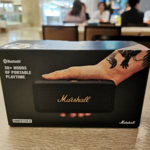 全新行貨#marshall emberton ii 便攜式藍芽喇叭