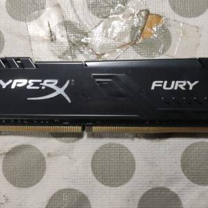 HyperX FURY Memory Black - 16GB Module - DDR4 2666MT/s CL16 DIMM