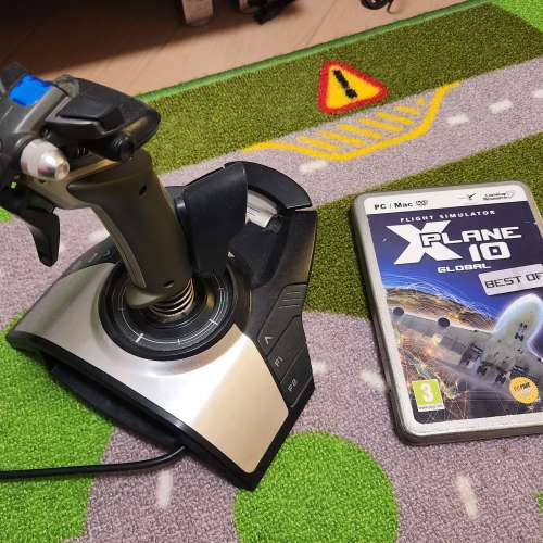 絕版Saitek Cyborg EVO Joystick +X PLAN10(合小朋友自行在家訓練)