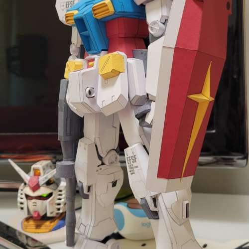 1/60 GUNDAM RX-78-2 紙造模型+1隻未砌  (退坑!送所有材料. 即買即砌)