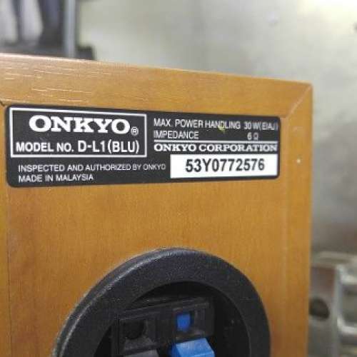 ONKYO  D-L1 喇叭 100%WORK(合架設ZONE 2 人仕)