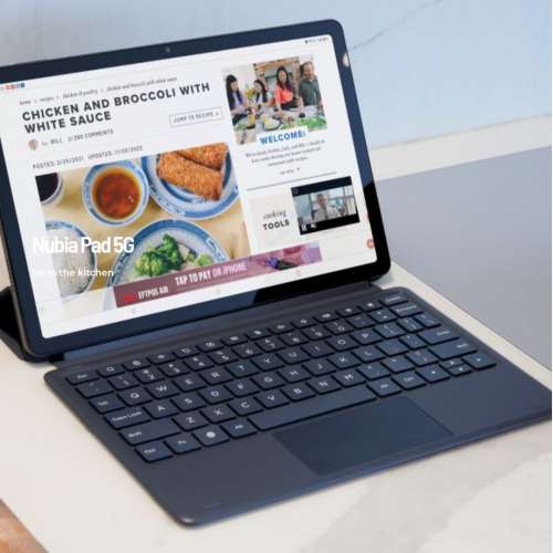 nubia Pad 5g (sim卡) 平板電腦 [連keyboard]
