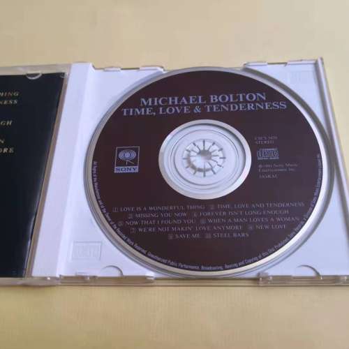MICHAEL BOLTON TIME LOVE & TENDERNESS 日本版