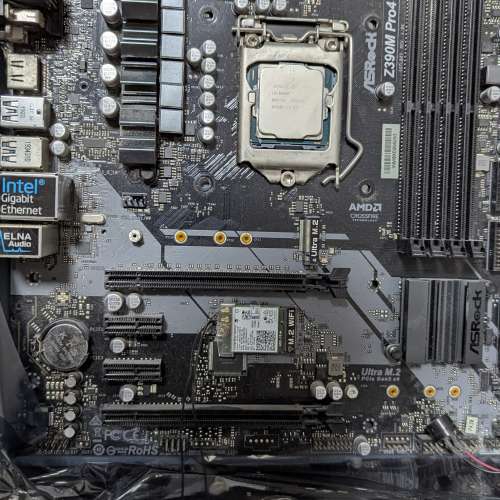 Asrock Z390M Pro4 + Intel 9100F CPU