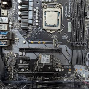 Asrock Z390M Pro4 + Intel 9100F CPU