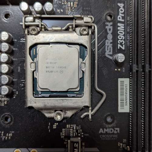 Asrock Z390M Pro4 + Intel 9100F CPU