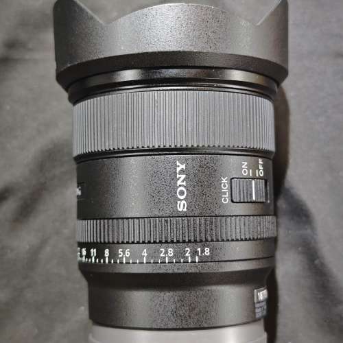 sony 20/1.8 G FE 索尼 20mm 20 行貨有單已過保 98%以上新 鏡片通透冇花冇霉 送fil...