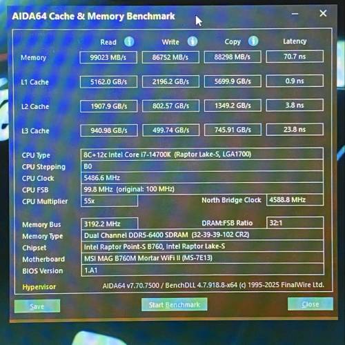 G.Skill Trident Z5 RGB DDR5 6400MHz CL32 32GB (16GB x2) RAM