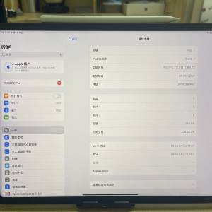 12.9 iPad Pro 第五代(M1) 256GB WIFI 灰色 加Apple Pencil 2