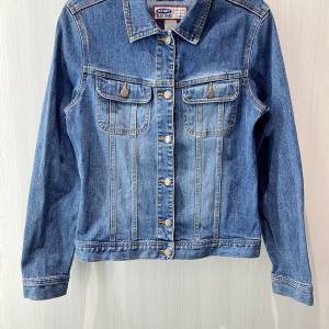 GAP Old Navy Blue Jeans 女装S碼 淺藍色 Classic 修腰牛仔褸 Denim Jacket Smart ...