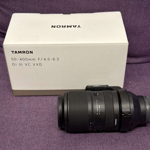 Tamron 50-400mm f4.5-6.3 di iii vc vxd