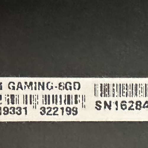 九成新 Gigabyte GeForce GTX 1070 Gaming G1 8GB GDDR5