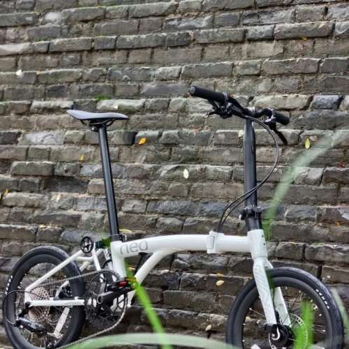 (特價白色$3480 )2025 新款 JAVA NEO 9速 碟剎349鋁合金折叠車 （三折叠小布 國布 ）