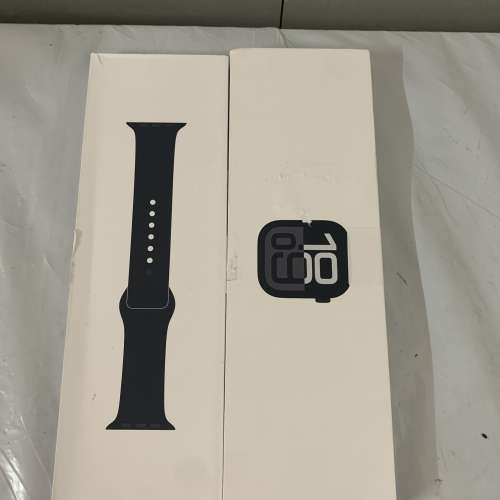 99%New Apple Watch S10 GPS 46mm Jet Black Alum MWWQ3 M/L Black Sport Band