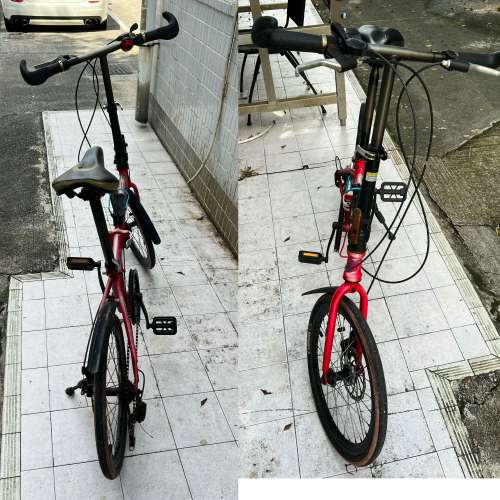 代友出售 二手 Yichi 20 寸 自行車 單車, (零件車出售 ), 賣一對車輪送全車 HK$128.00