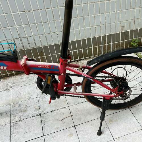 代友出售 二手 Yichi 20 寸 自行車 單車, (零件車出售 ), 賣一對車輪送全車 HK$128.00