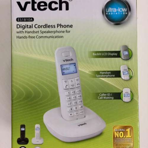 Vtech Digital Cordless Phone (ES1810A) 室内無線家居電話