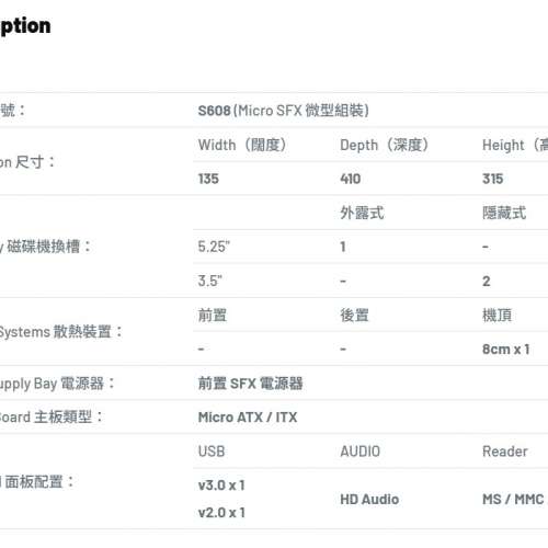GTR S608/S 銀色面 MATX 機箱 Case (淨機箱+光碟機)