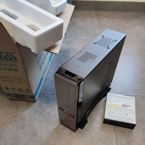 GTR S608/S 銀色面 MATX 機箱 Case (淨機箱+光碟機)