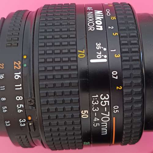 Nikon 35-70mm f/3.3-4.5 with Nikon L1Bc 52mm UV filter