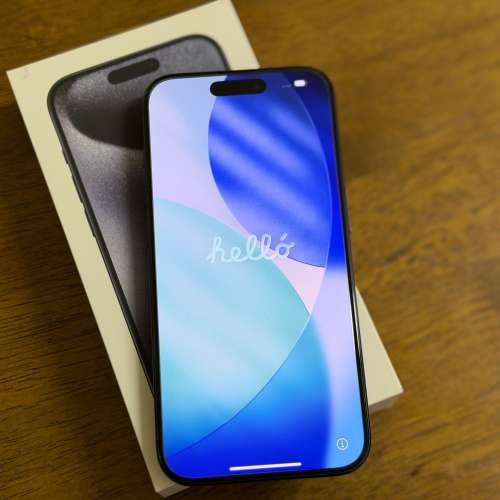 香港行貨 iPhone 15 Pro 藍色 256GB
