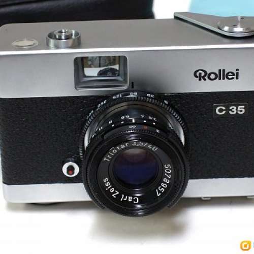 德國製罕有 Rollei C35 Carl Zeiss 鏡頭經典相機，附原廠手繩，皮套，鏡頭蓋