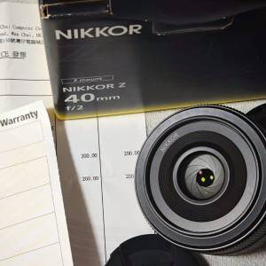 Nikon Z 40mm f/2 鏡頭