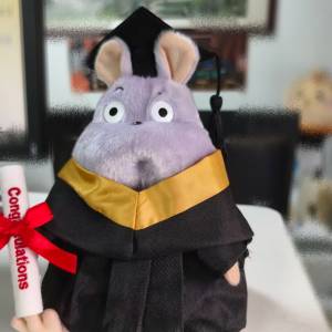 睇下文‼️【接急單】日本宮崎駿千與千尋老鼠畢業公仔 坊寶寶畢業公仔 🧸一口價包公...