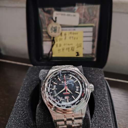 🔥最抵玩波爾世界時間,招牌三色多氣燈🔥 BALL Watch Trainmaster Worldtime(41mm)，...