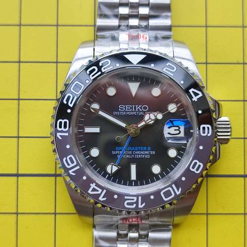 訂製精工款式 Seiko mod GMT watch