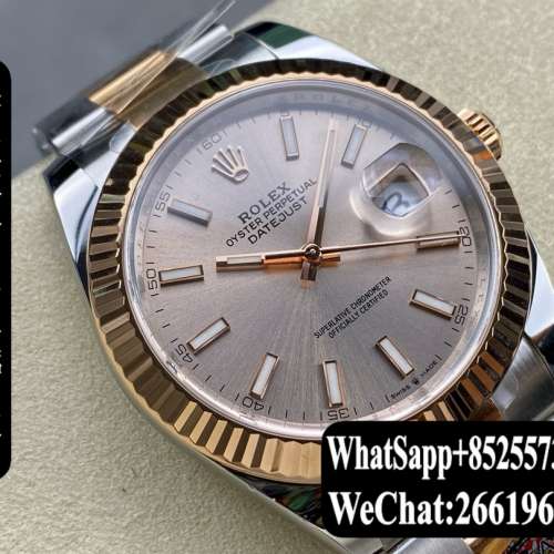 勞力士 日志型系列 m126331-0009 41mm 玫瑰金