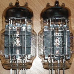 蘇聯 SOVTEK Ⓡ 6C33C-B 真空管1對 (配對), 全新/現貨,