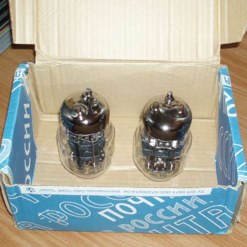 蘇聯 SOVTEK Ⓡ 6C33C-B 真空管1對 (配對), 全新/現貨,