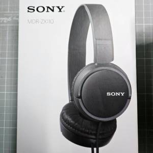新淨行貨Sony MDR-ZX110 耳機
