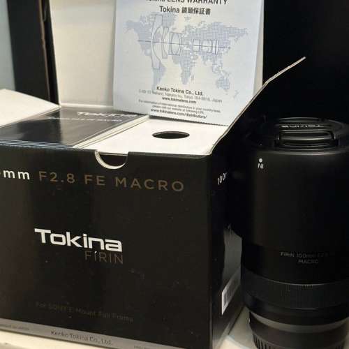 AF Tokina FiRIN 100mm F2.8 FE Macro Sony E