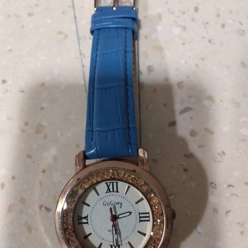 女裝手錶藍色錶帶