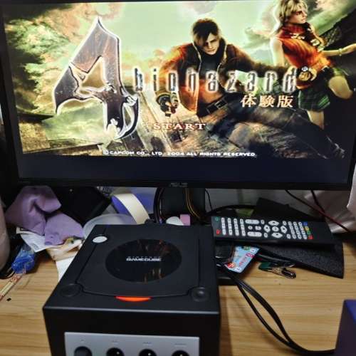 Nintendo GameCube 任天堂遊戲機 手制火牛 av線 GC2SD 128gb sd 卡