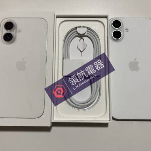 全新 充電20次 iPhone 16 plus 256gb 白色 一年AppleCare what app 6497 6645