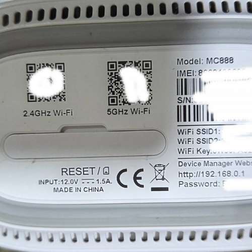 3 5G 寬頻路由器 MC888 AX3600mbps 有鎖sim 有鎖sim