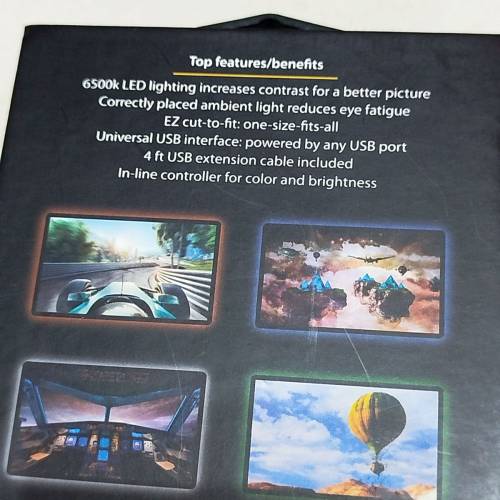 全新 Aura 燈條 燈帶 聖誕燈飾 6500K LED