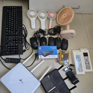 全部原裝電腦配件鍵盤mouse及路由器一次過不分開售