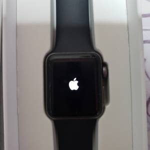 Apple iWatch 3  38mm 全套連充電連盒裝說明書