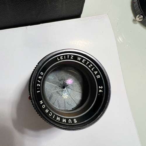 Leica Summicron 50mm f2 m mountLeitz Wetzlar Summicron 50mm f/2 v3 Includes fron