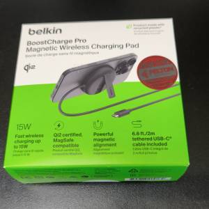 Belkin 全新Qi2 BoostCharge Pro Magnetic Charging Pad