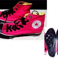 (80%新) CONVERSE All Star 紅色波鞋 (Mens7.5, Womens9.5, UK7.5, EUR41, CM26)